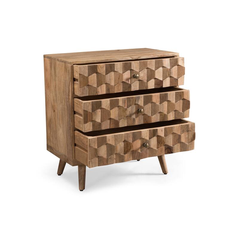 Versatile and Convenient 3 Drawer Chest For Bedroom,Living Room