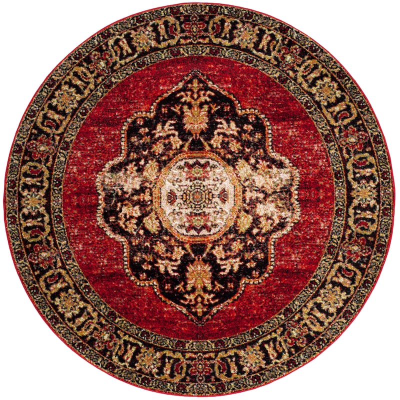 SAFAVIEH Vintage Hamadan Ismay Oriental Distressed Rug