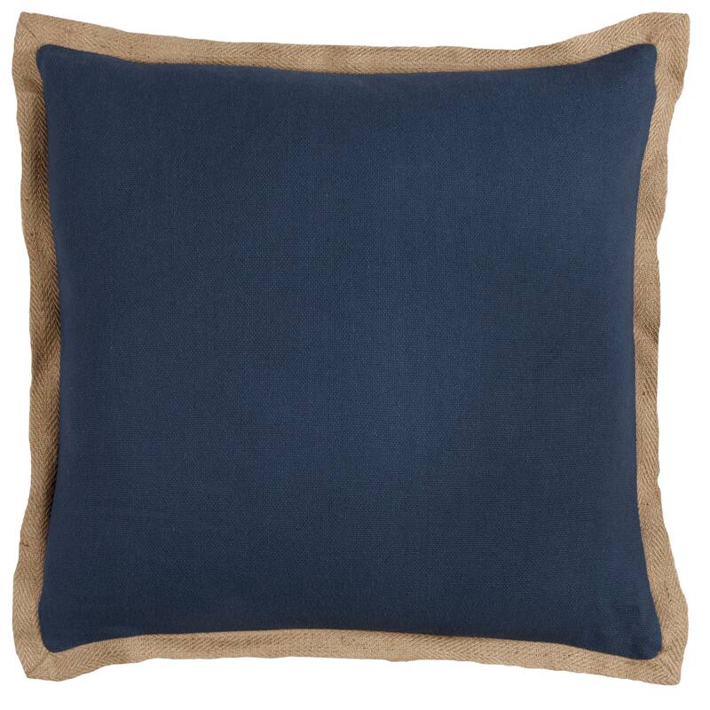 Rizzy Home Natural Jute Throw Pillow