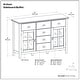 preview thumbnail 27 of 78, WYNDENHALL Stratford Solid Wood Transitional Sideboard Buffet - 54 inch Wide