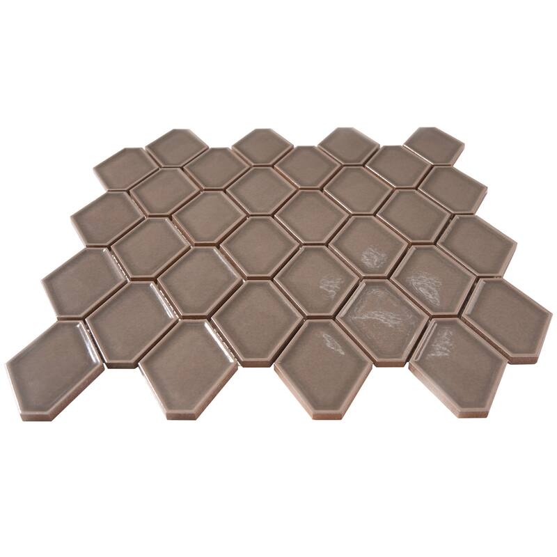 Century Clipped Diamond Porcelain Mosaic Tile