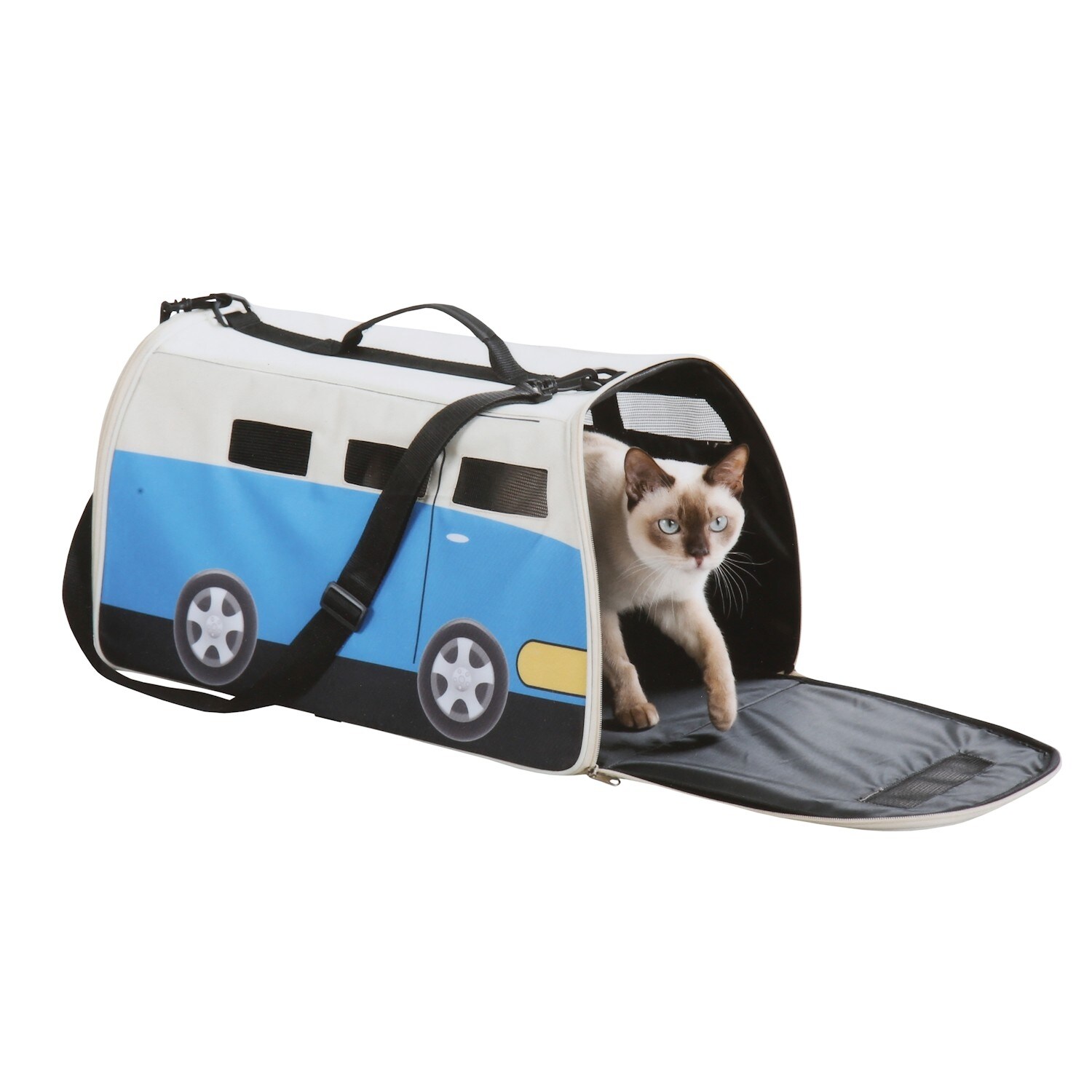 Shop Happy Camper Pet Carrier Cute Rv Shaped Small Dog Or Cat