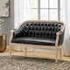 Option Faux Leather + Midnight Black + Natural