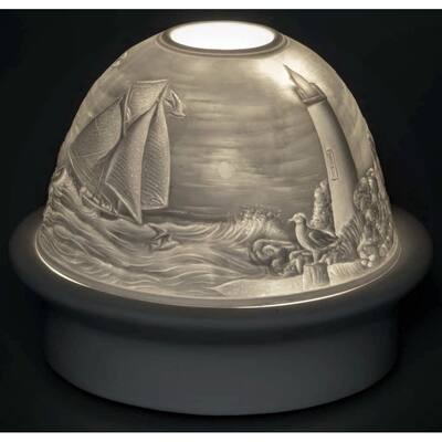 Lighthouse, Ship And Sea Pattern Dome Light