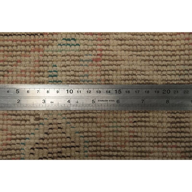 Hand Knotted Oriental 100% Wool Carpet Traditional Medallion Oranges & Rust Tabriz Area Rug - 6' 3'' X 4' 4''