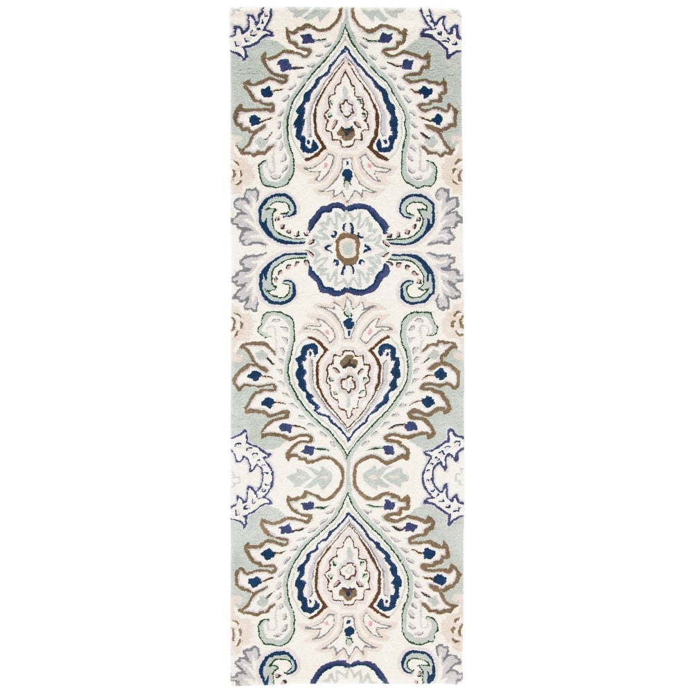 SAFAVIEH Handmade Bella Manjulata Floral Wool Rug