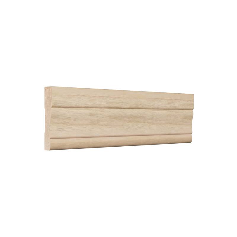 WM443: 5/8-in D x 3-1/4-in W x 96-in L Americraft Solid Hardwood Stain Grade Colonial Casing Moulding