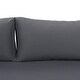 preview thumbnail 11 of 30, Claremont Farmhouse Outdoor 3 Seater Daybed with Water-Resistant Cushion by Christopher Knight Home