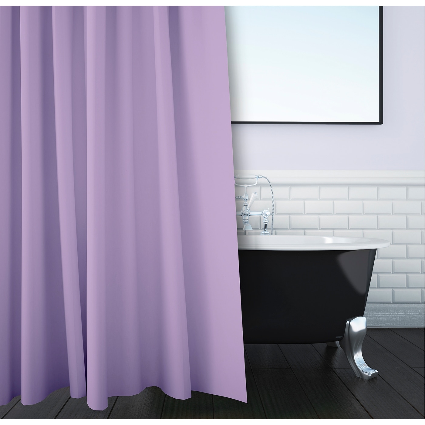 Lilac Purple Solid Shower Curtain Bed Bath Beyond 9537850