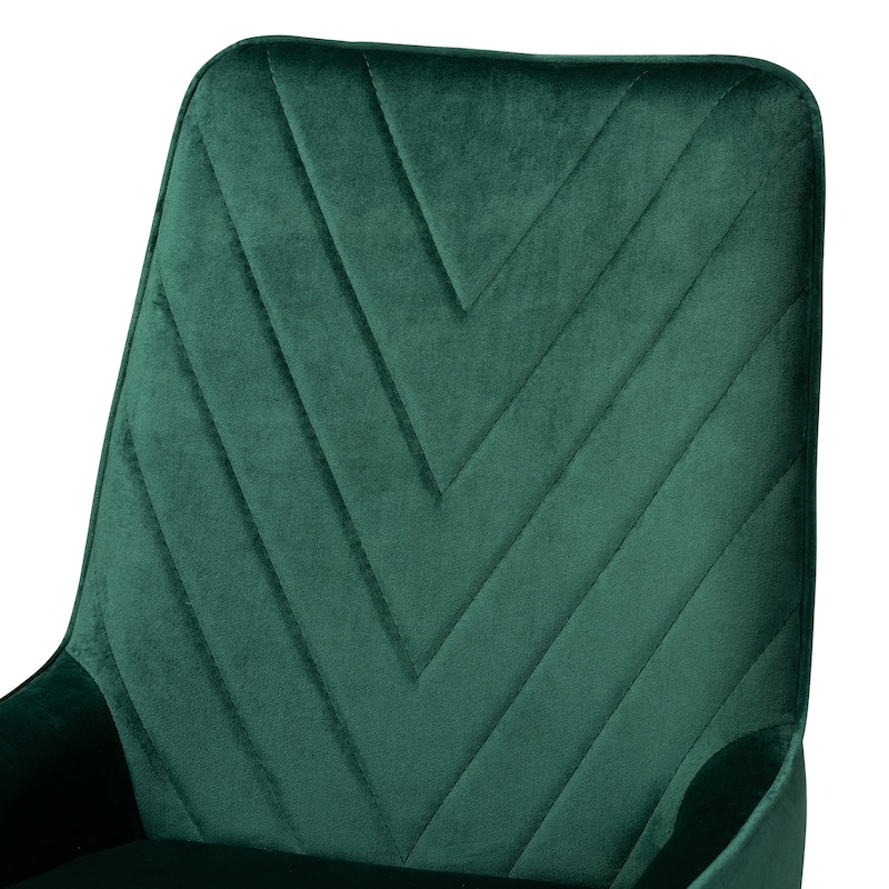 Priscilla Contemporary Glam and Luxe Velvet Dining Chair Set (2PCs)