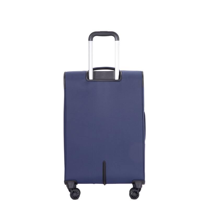 3-Piece Set (18/Travelbag /toiletry bag) ,Softshell Suitcase Spinner Wheels Terylene Polyester Luggage Sets