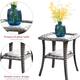 OVIOS 6-piece Rattan Wicker Patio Furniture Set Swivel Rocking Chair Set