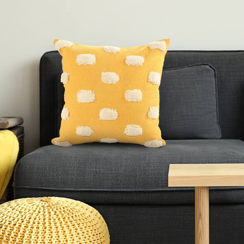 Sevita Zeal Light Pom-pom Cotton Throw Pillow, Set of 2
