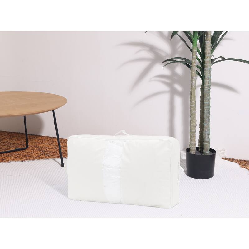 1 Pack Foldable Storage Bags, Clothes Storage, Moving Bags for Organizing Clothing, Closet Organizers, and Storage with Handles