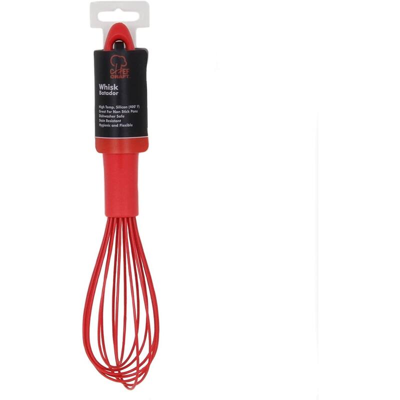 Chef Craft Premium Silicone Wire Cooking Whisk, 10.5 inch