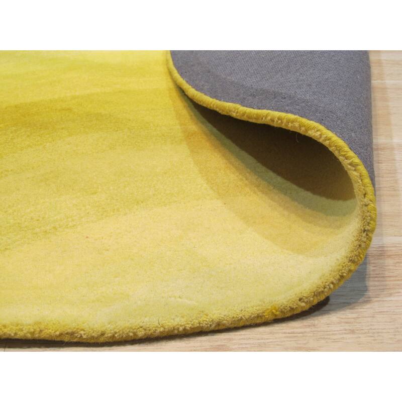 Yellow Contemporary Abstract Desertland Area Rug On Sale Bed Bath