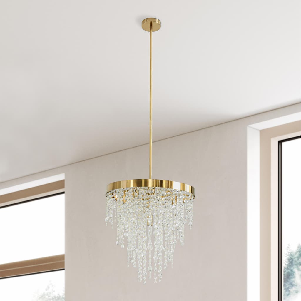 Classic Home Kristen Brass Chandelier