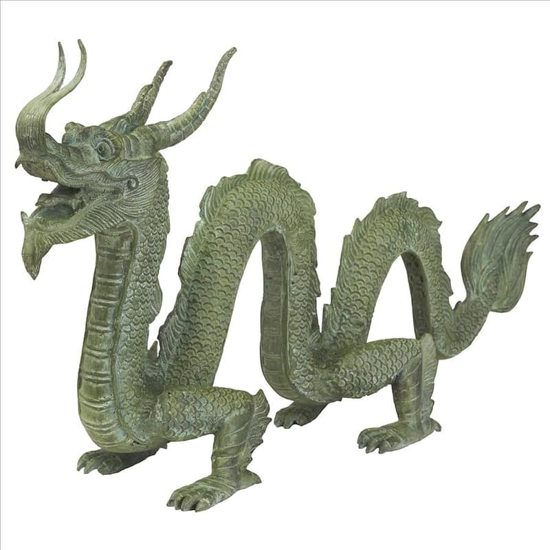 Design Toscano Asian Dragon Bronze Garden Statue - Bed Bath & Beyond 