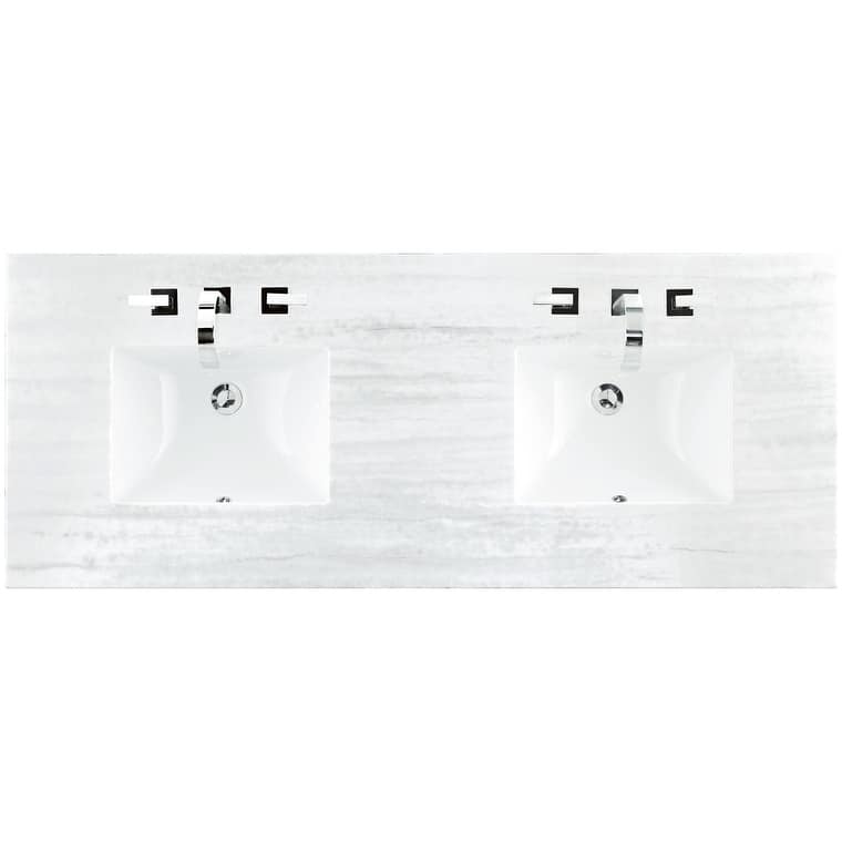 James Martin Vanities 080-S60D 60" Stone Composite Vanity Top