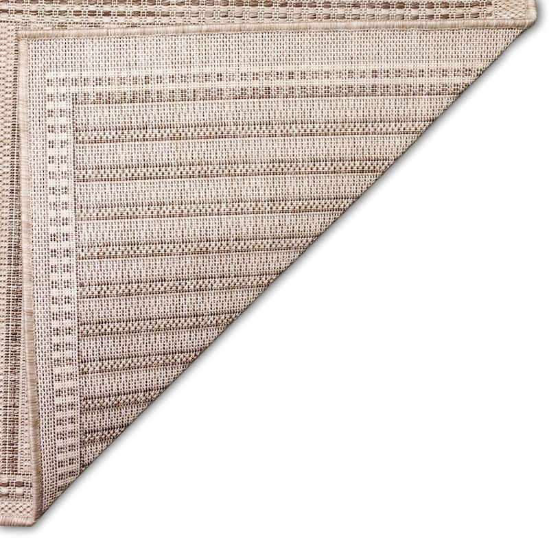 Liora Manne Malibu Simple Border Indoor/Outdoor Rug