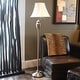 Thumbnail 14, Swing-arm Floor Lamp with Faux Silk Shade. Changes active main hero.