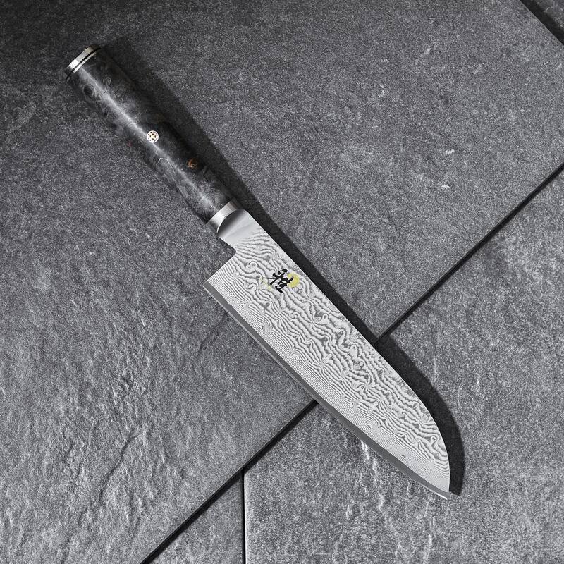 MIYABI Black 5000MCD67 Santoku Knife