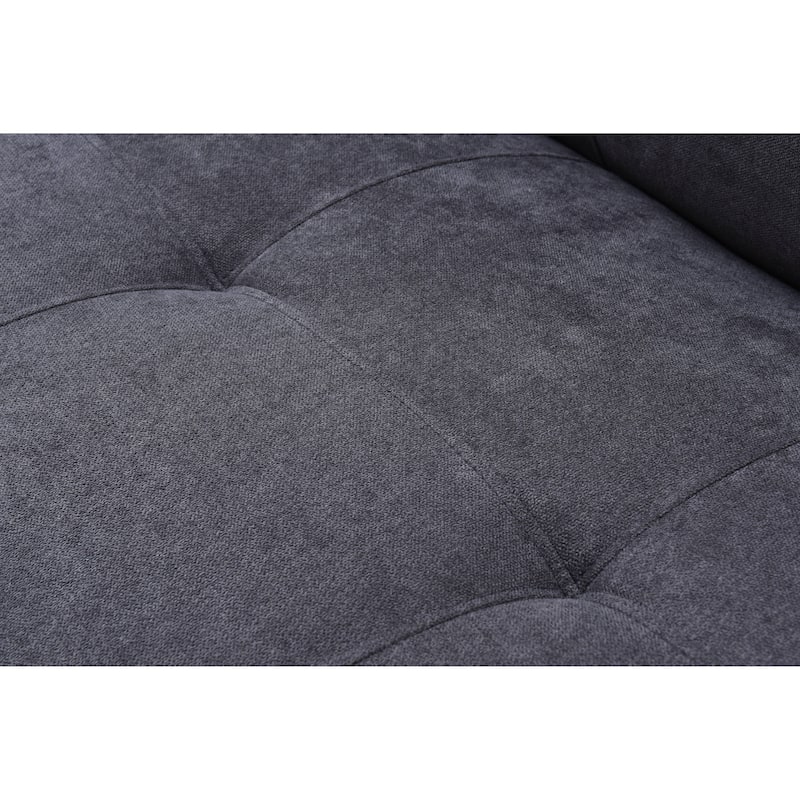 Modern Adjustable 3-position Sleeper Sofa Futon