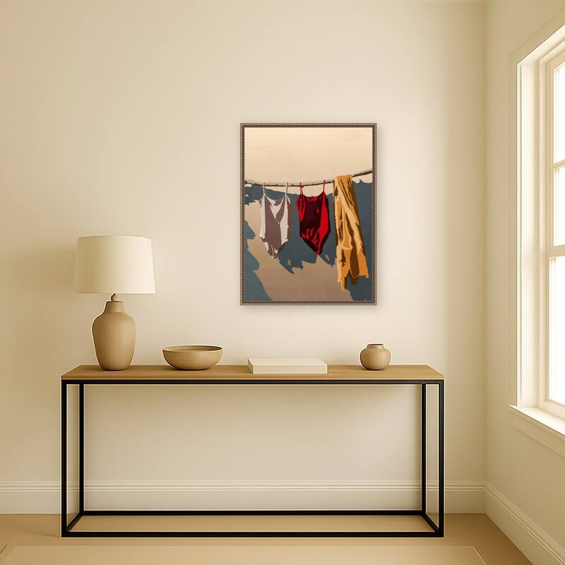 End of a Wonderful Day by Nadjaa Framed Canvas Wall Art