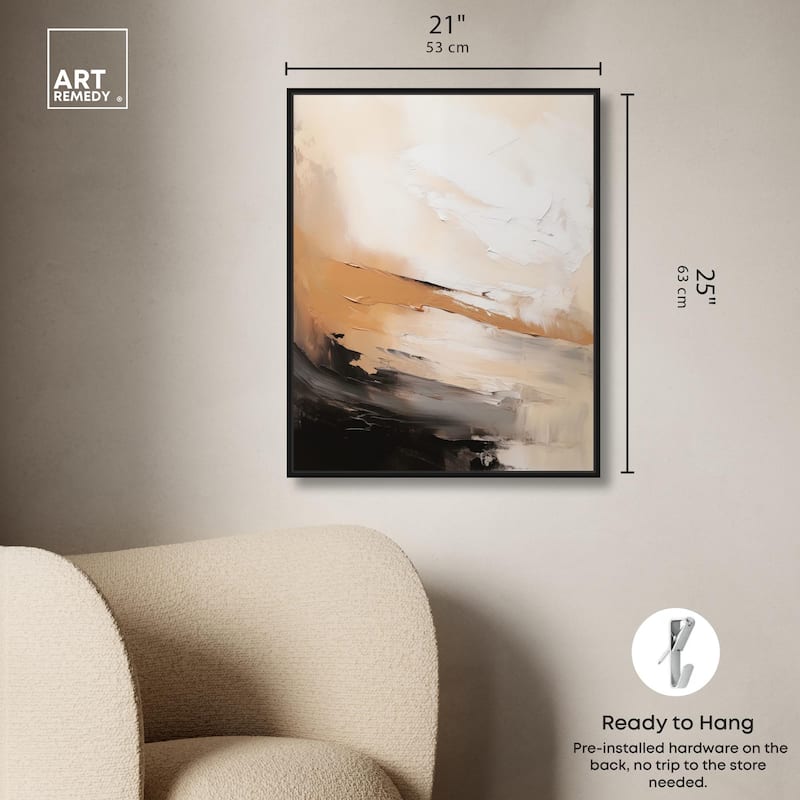 Baked Clay III Canvas by Art Remedy