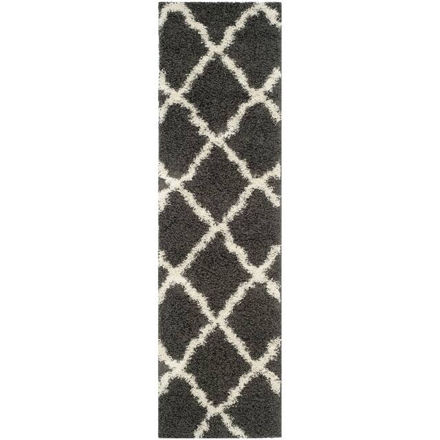 SAFAVIEH Dallas Shag Giusy Trellis 1.5-inch Thick Rug
