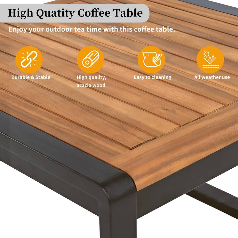 4 Pieces Outdoor Patio Conservation Set