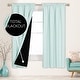 preview thumbnail 22 of 117, Deconovo 100% Full Blackout Double-Layer Rod Pocket Curtains (2 Panels)
