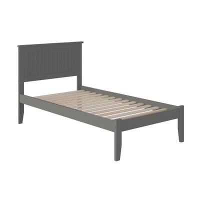 Platform Bed - Solid Hardwood Design, Open Footboard - Sturdy Wood Frame for Bedrooms