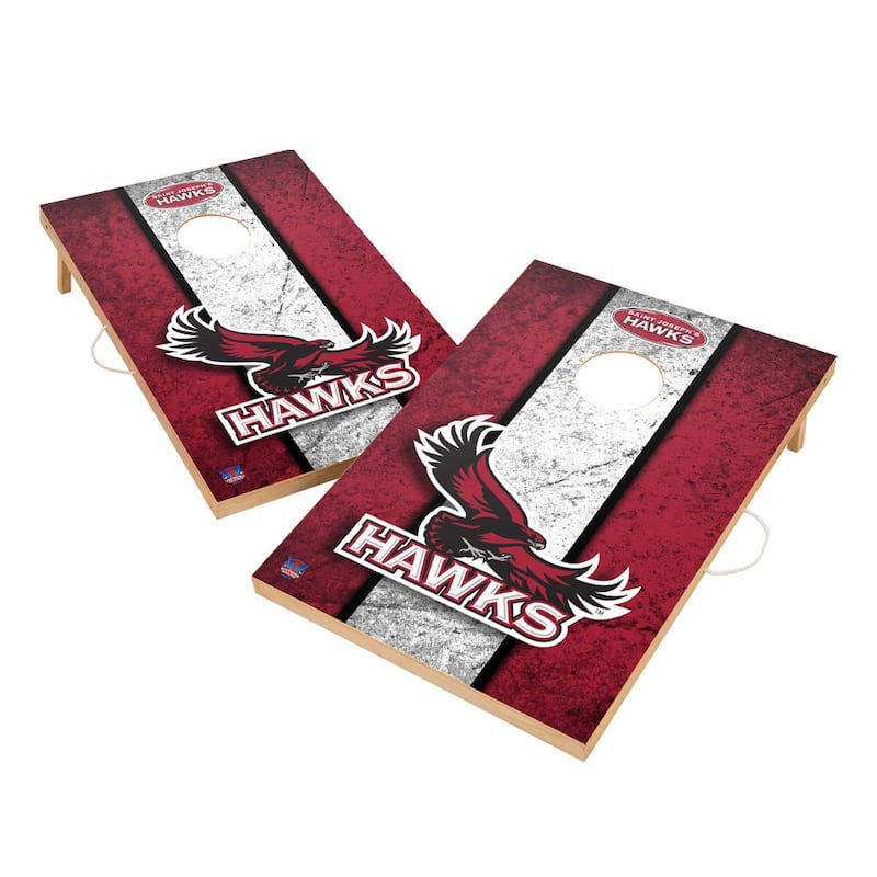 Vintage Saint Josephs University Hawks Regulation 2x4 Cornhole Set