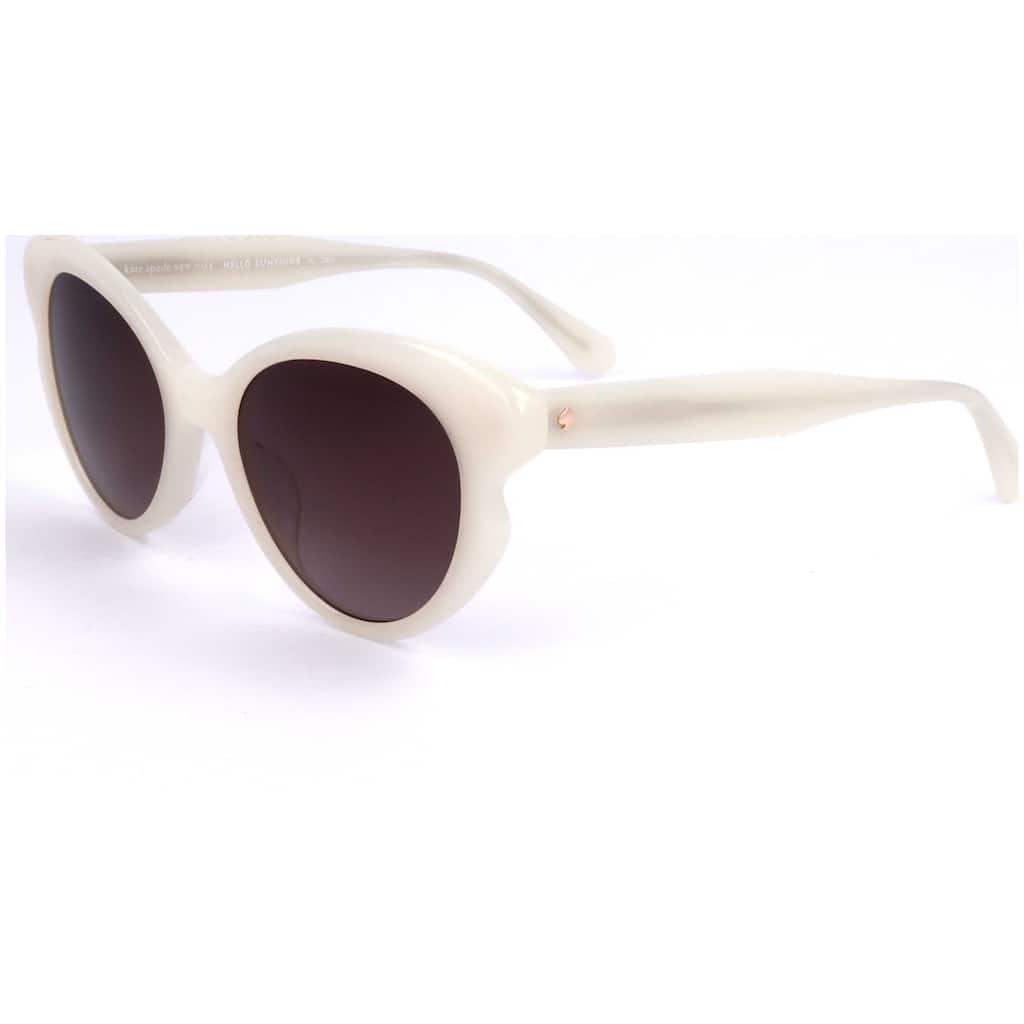 Kate Spade Women's Elina 53mm White Sunglasses ELINA-G-S-VK6-53