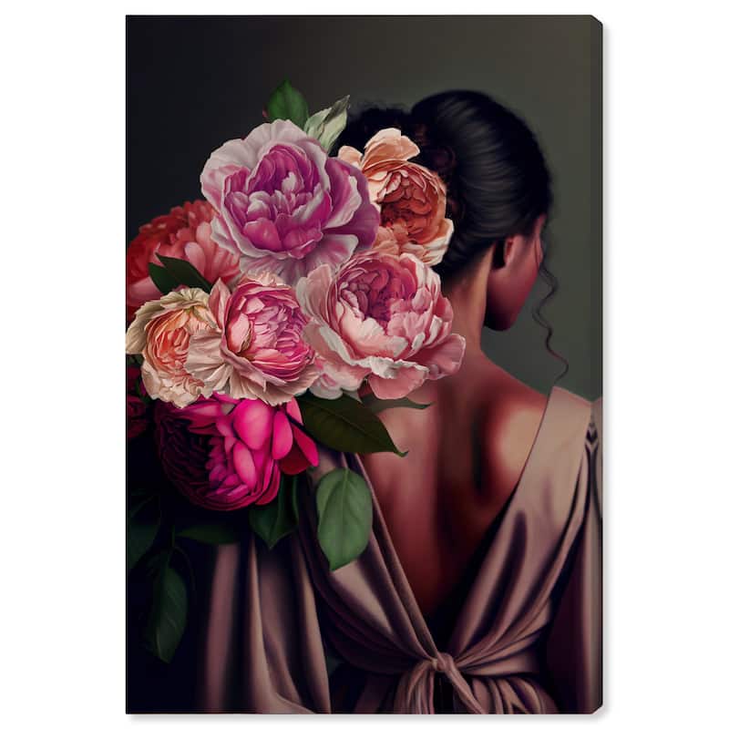 Wynwood Studio Fashion and Glam Carmina Pink and Traditional Wall Art Canvas Print