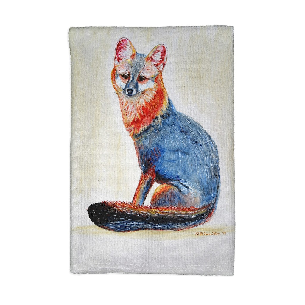 Gray Fox Kitchen Towel - 16x25