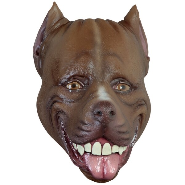 adult pitbull dog animal mask standard one size