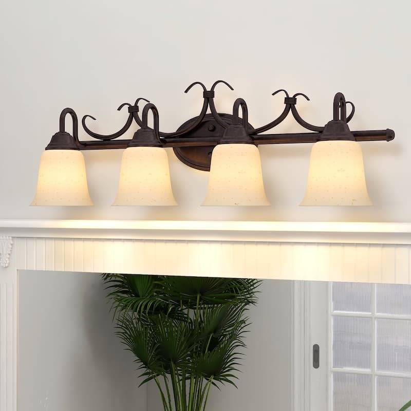 4-Light Vanity Light - 31.89"x9.76"x8.35"