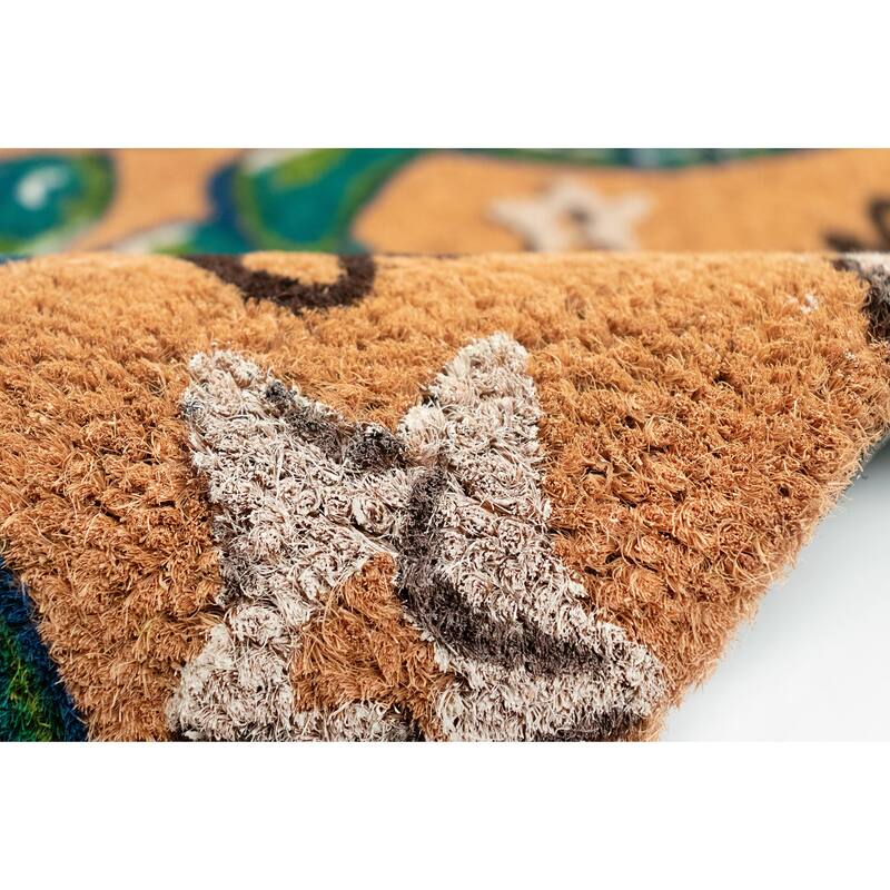 Liora Manne Greeting Coir Welcome Door Mat (1'6" x 2'6") - 1'6" x 2'6"