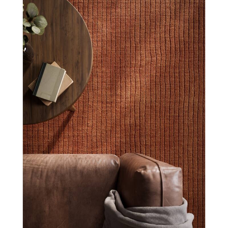 Momeni Asher Hand Loomed Wool Solid Color Area Rug