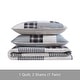 preview thumbnail 5 of 7, Eddie Bauer Camano Island Cotton Reversible Plum Quilt Set