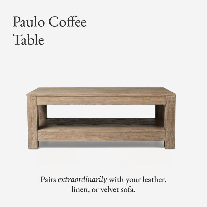 Maven Lane Paulo Wooden Coffee Table