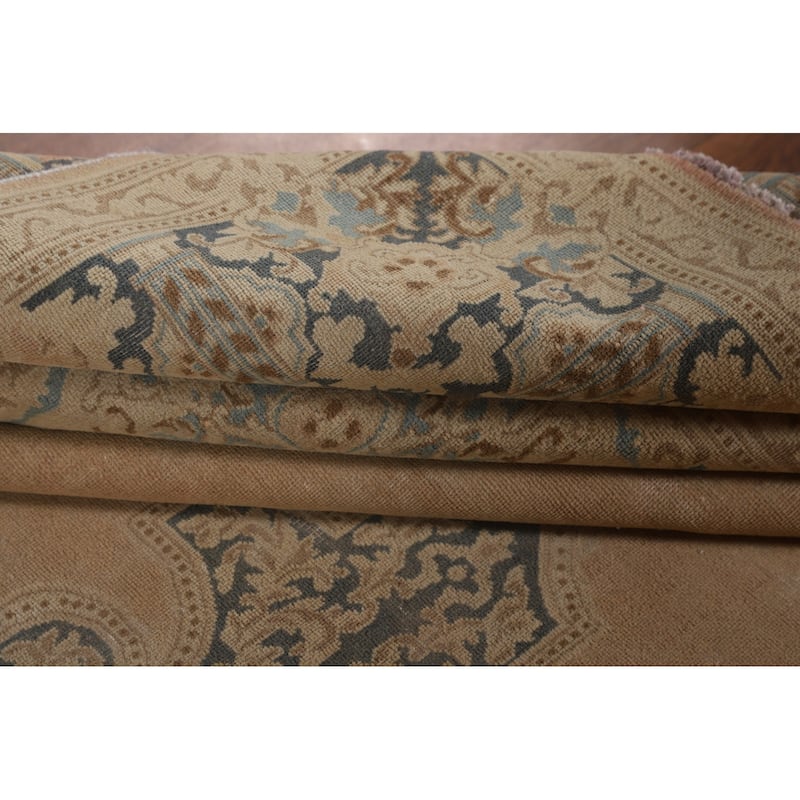 Kerman Persian Vintage Area Rug Hand-Knotted Wool Carpet - 9'10" x 13'3"