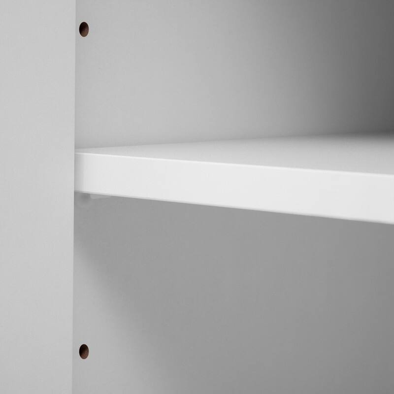 95.5" Wide Wall Unit Entertainment Center with Electric Fireplace and Bookshelves for TVs up to 80"