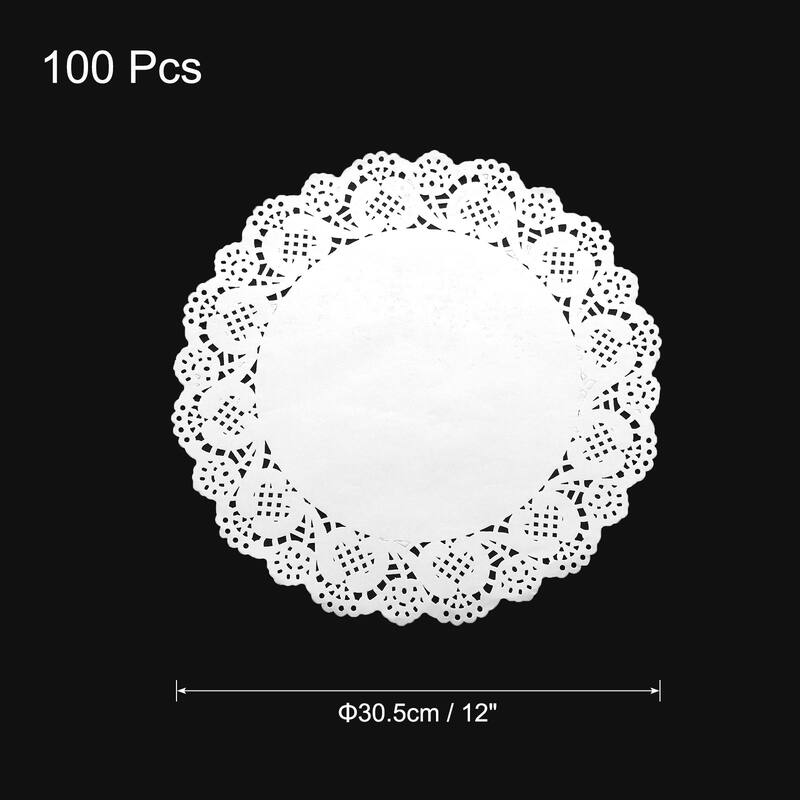 Lace Paper Doilies, Round Tableware Disposable Paper