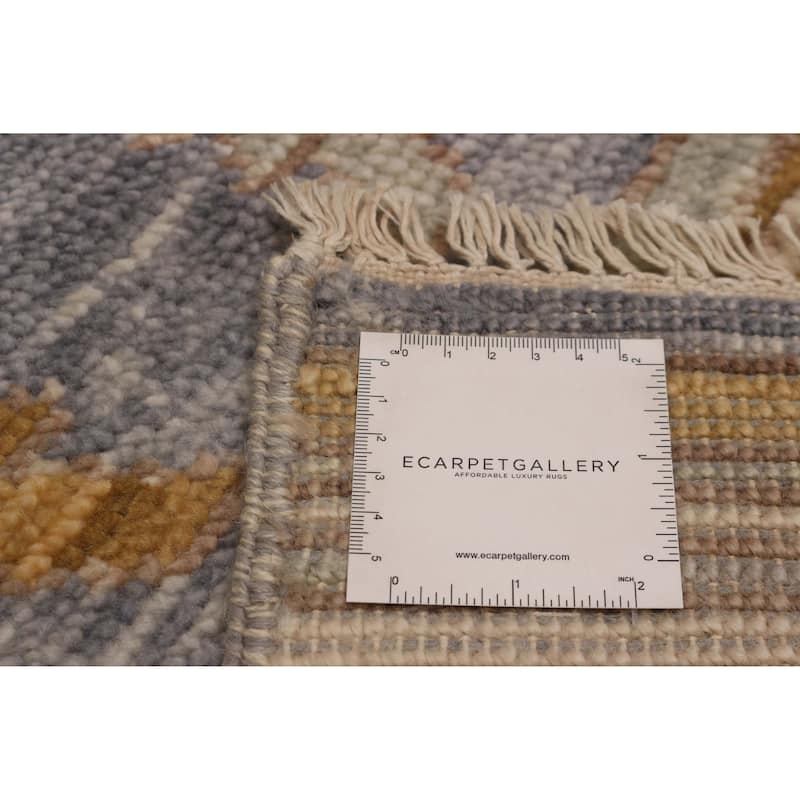 ECARPETGALLERY Hand-knotted Mystique Grey Wool Rug - 7' 10" x 10' 6"