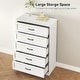 preview thumbnail 4 of 13, 5 Drawers Dresser with Deep Drawers