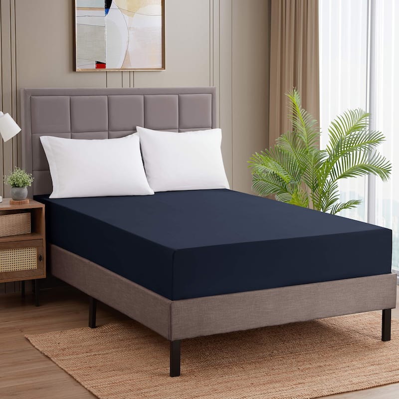 Sweet Home Collection 1500 Series Microfiber Fitted Sheet