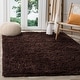 preview thumbnail 4 of 142, SAFAVIEH Handmade Classic Shag Nakhshun Rug 3' x 5' - Chocolate